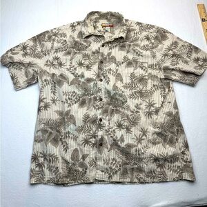 Havana Jacks Cafe Hawaiian Shirt  size 2X 2XL XXL tropical floral button down